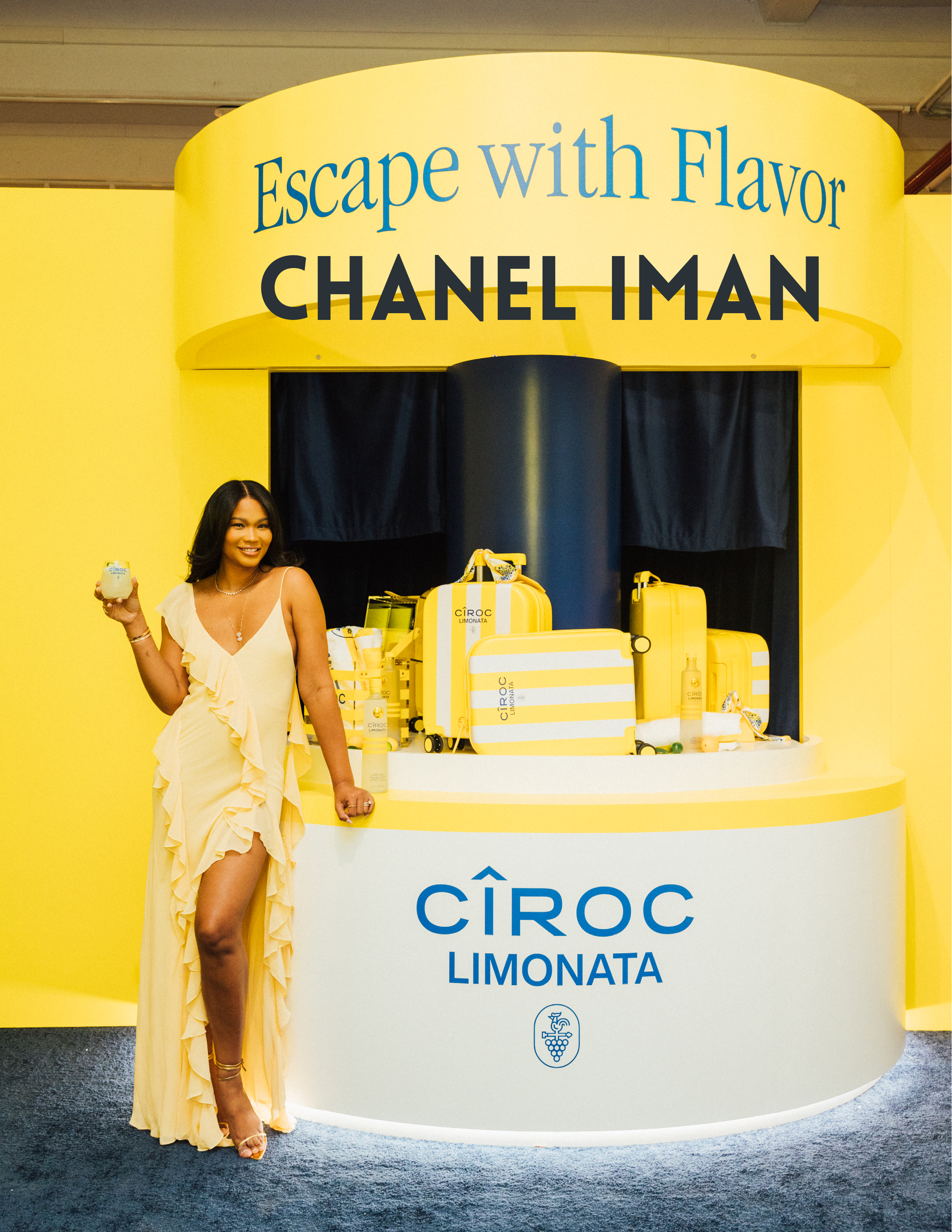 ESCAPE WITH FLAVOR | CHANEL IMAN — Athleisure Mag™ | Athleisure